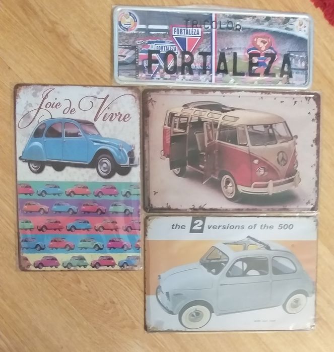 Chapas decoração metal