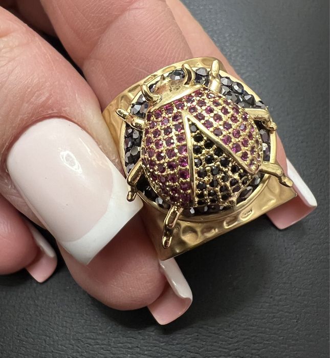 Pierścionek biedronka