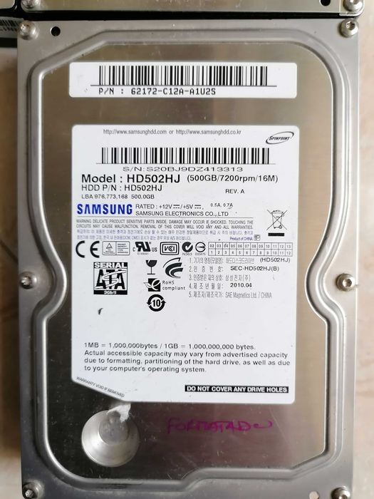 Discos SATA várias marcas/capacidades