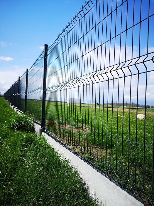 Panel ogrodzeniowy lakierowany ANTRACYT 4mm 150cm ogrodzenie panelowe