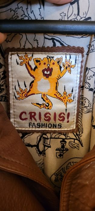 Blusão vintage de cabedal homem