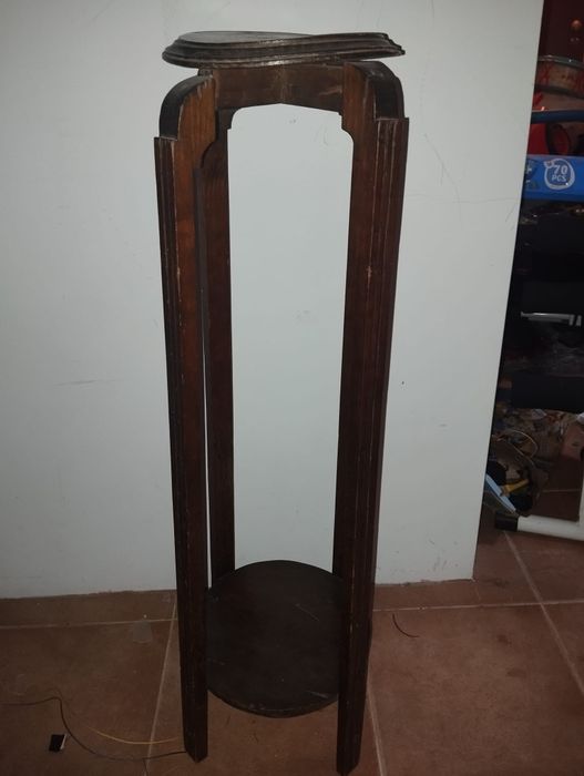 Mobília de sala de madeira maciça antiga