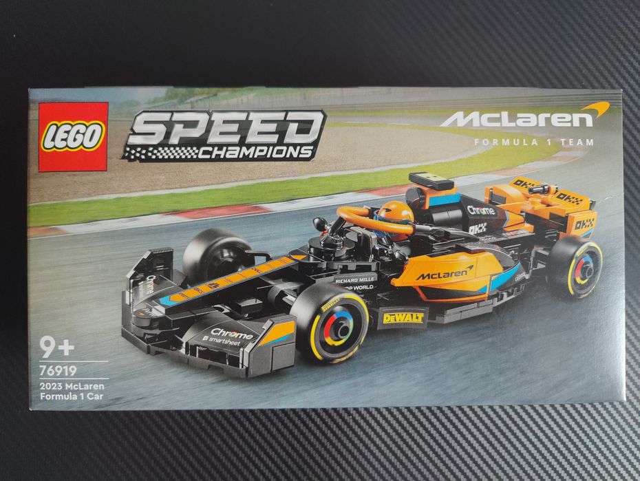 Lego Speed Champions 76919 Samochód wyścigowy McLaren Formula 1 2023
