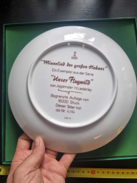 Talerz ozdobny porcelanowy Kaiser Basila Ede