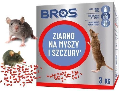 Bros - Ziarno Na Myszy I Szczury 3Kg
