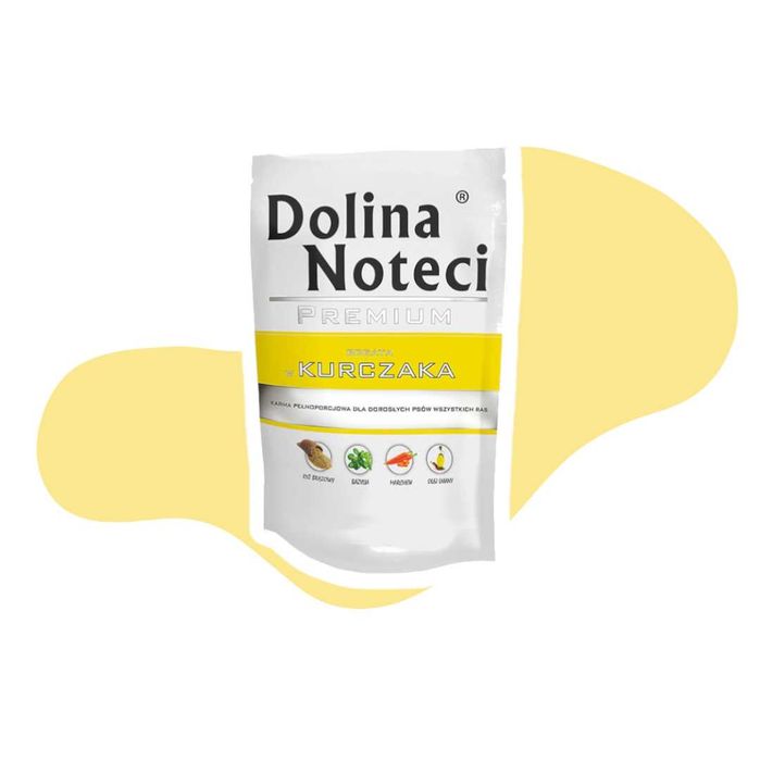 Dolina Noteci Premium Bogata w kurczaka 10x150g Kurczak pełnoporcjowa karma dla dorosłych psów wszystkich ras