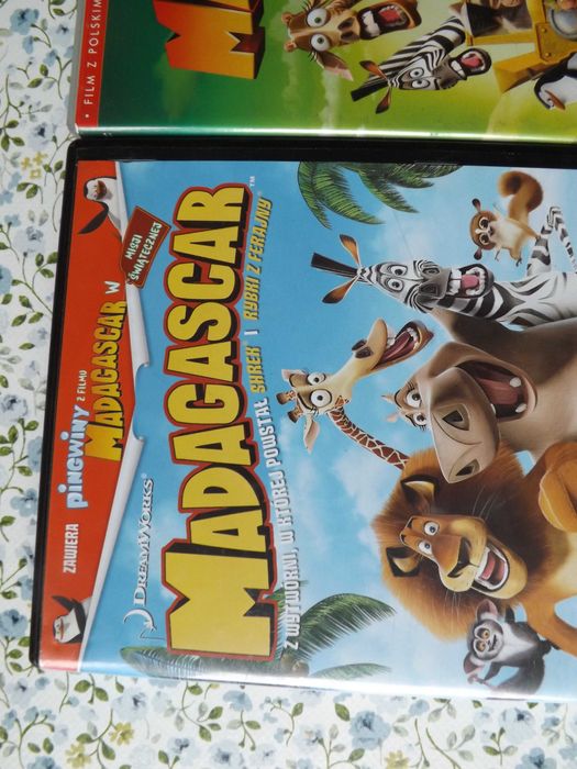 Madagaskar film bajki trylogia polski dubbing