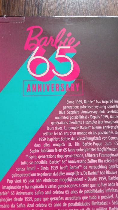 Колекційна лялька Барбі Блондинка 65-та річниця Barbie Signature 65th