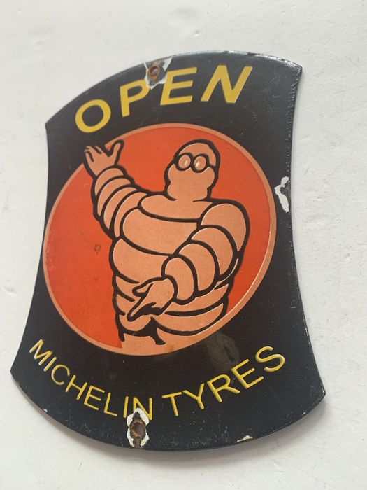 Placa esmalte Michelin