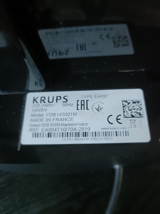 Krups EA 894 bdb stan