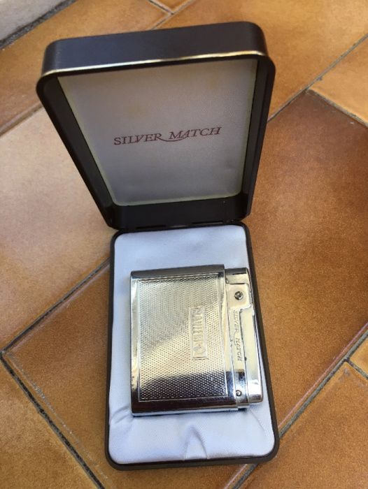 Silver Match Lighter - SAVIEM