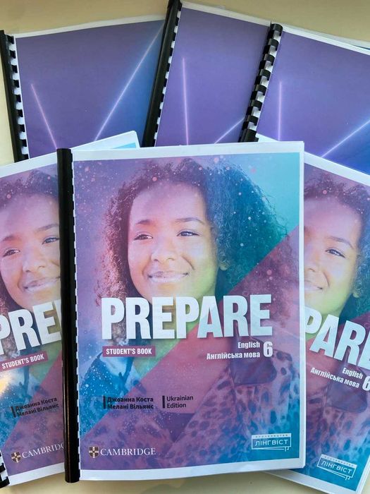 Prepare 6 клас укр. видання (student book + workbook) комплект,