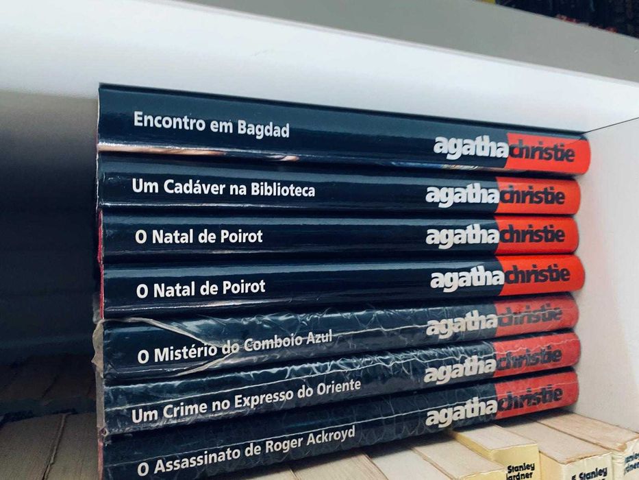 7 livros de Agatha  Christie, como novos, portes grátis