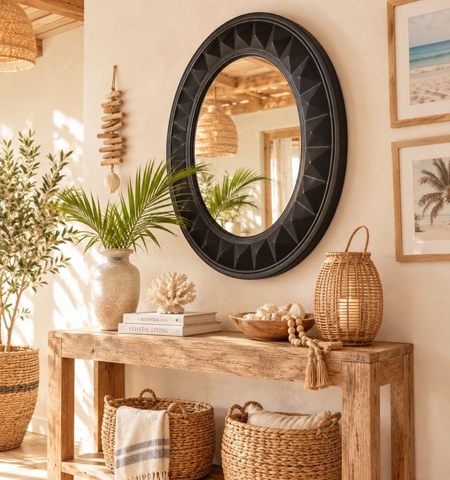 candeeiros, decoração, abajour, oriental, espelho, vintage, rustico