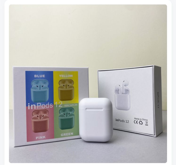 Бездротові навушники i12 Pods (Білий)