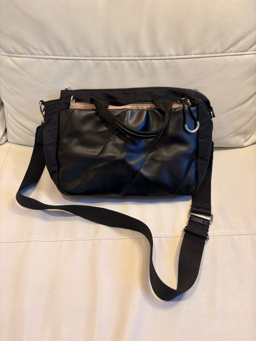 Mala PARFOIS preta [Inclui bolsa bege]