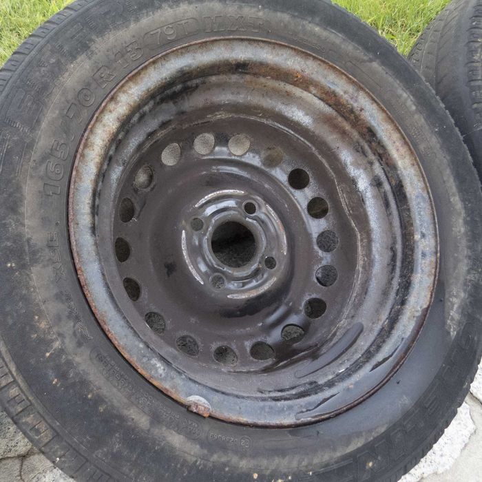 4 Rodas (Opel Corsa B) Jante 13 Com Tampas E Pneus
