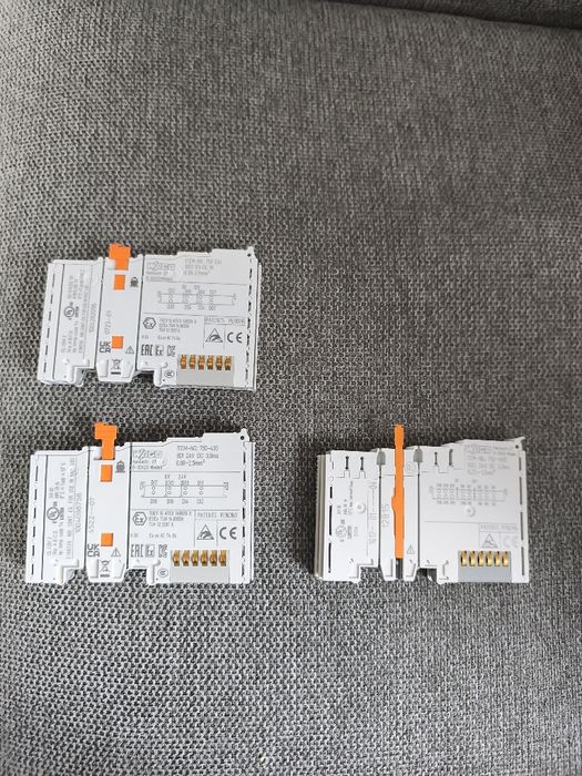 Moduły Wago 750-1405, 750-430, 750-534