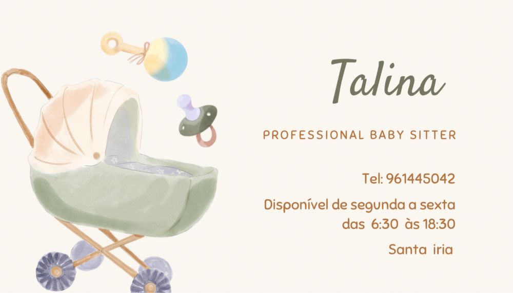 Baba/ Ama com experiência e referencia