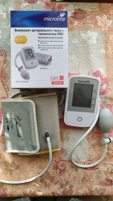 тонометр microlife напівавтоматичний