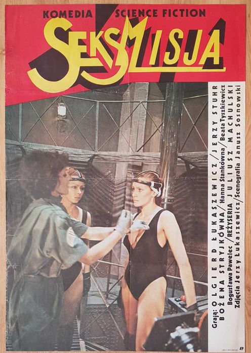 SEKSMISJA ORYGINAŁ z 1983 plakat filmowy Kościelniak OKAZJA RARE