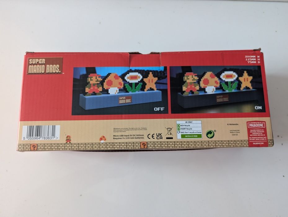 Lampka Super Mario Bros nowa