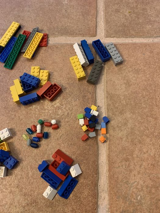 Peças de lego variadas