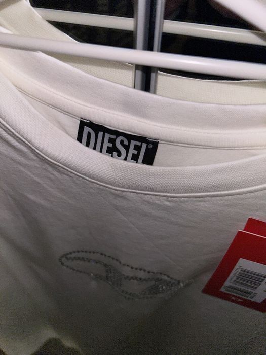Koszulka DIESEL z cyrkoniami, kryształkami
