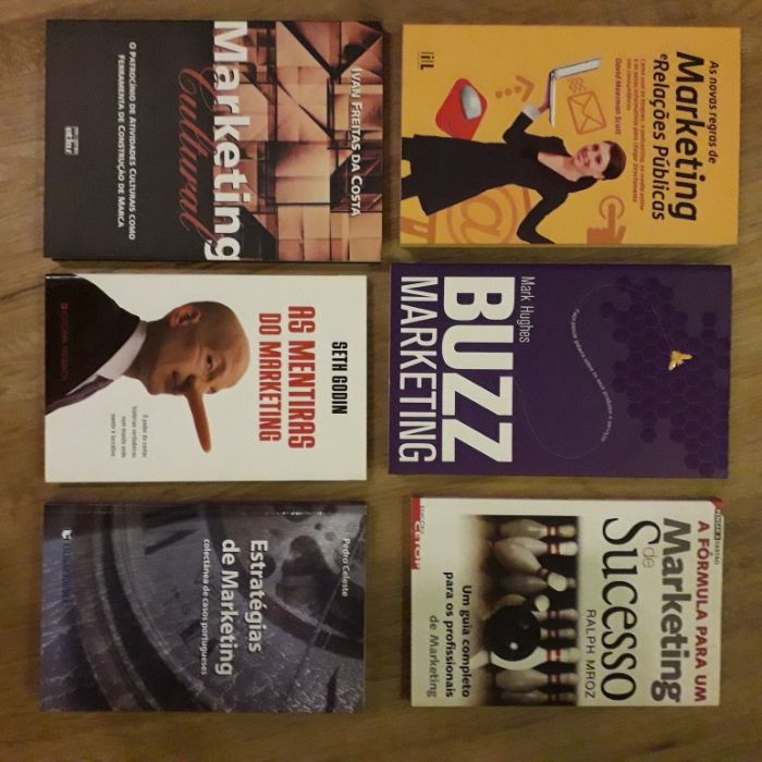 Livros de Marketing - Como novos - NOVOS PREÇOS