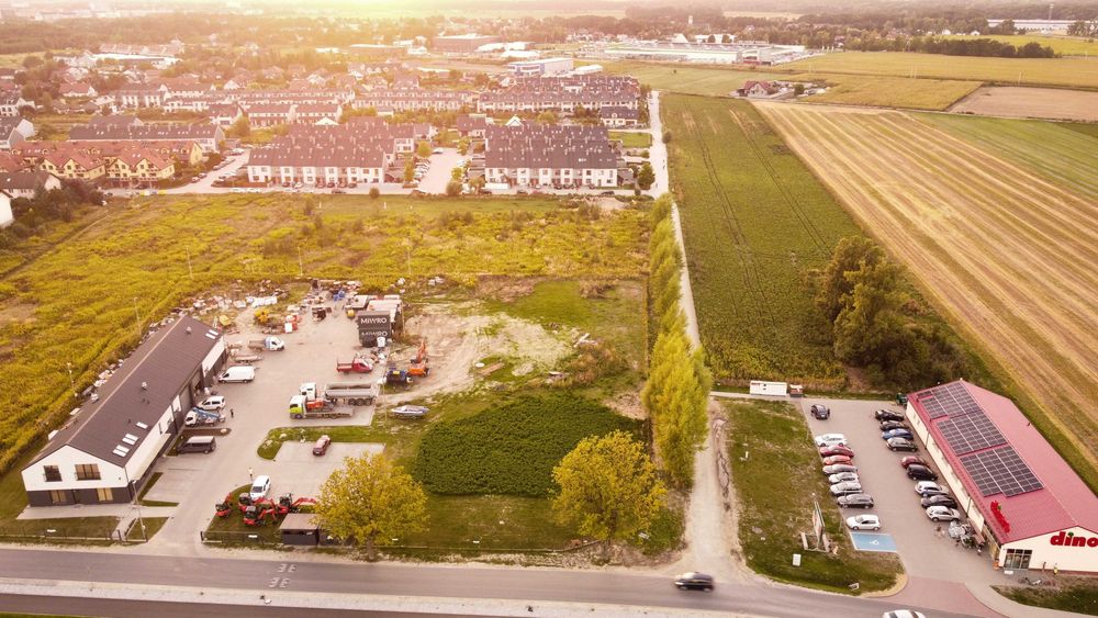 Działka pod Wrocławiem przy markecie obok obwodnicy 4000 m² - Widok 4