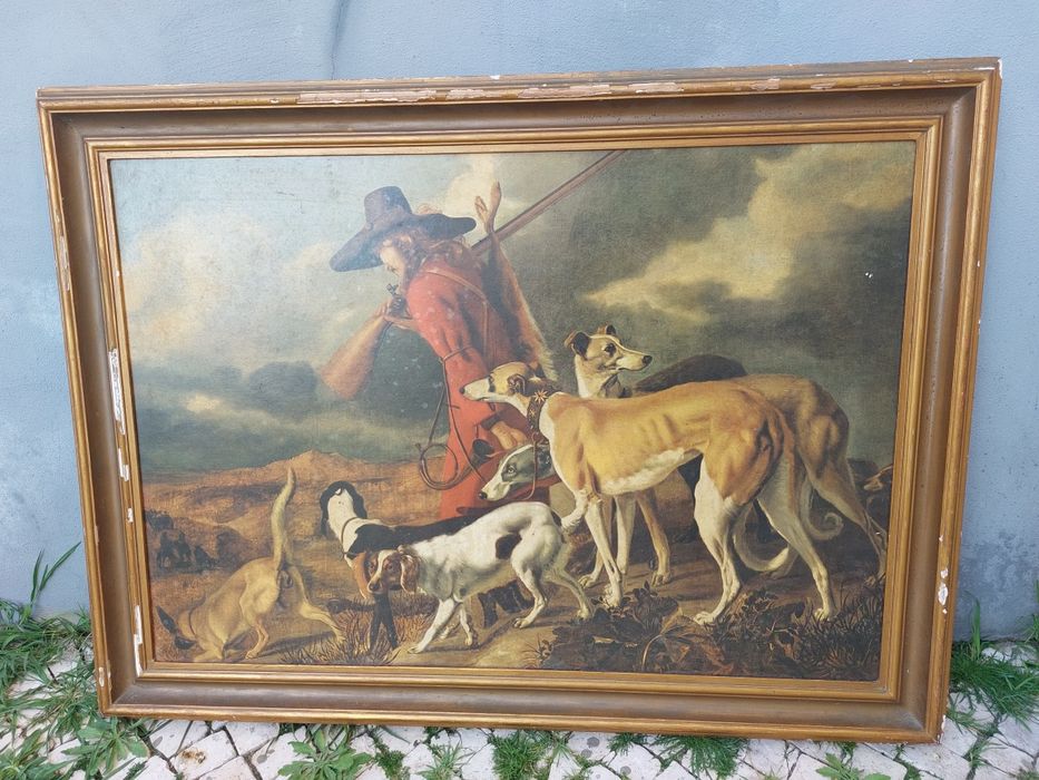 Quadro o Caçador" (The Hunter) de Adriaen Cornelisz Beeldemaker