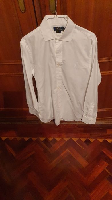 Camisa branca Polo Ralph Lauren