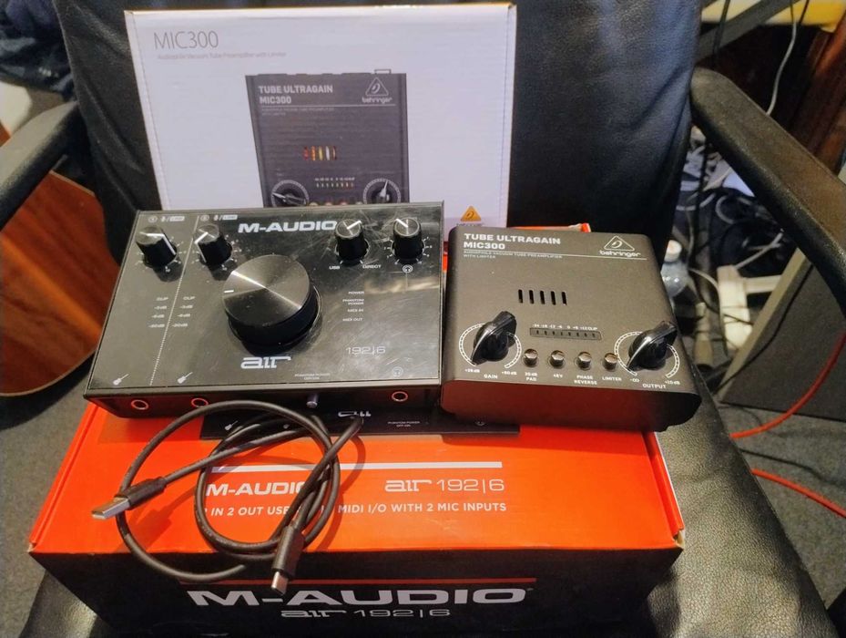 Interfejs, preamp i monitory