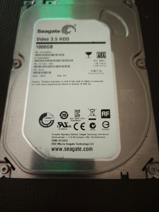 Dysk twardy HDD 3.5 1TB seagate Video