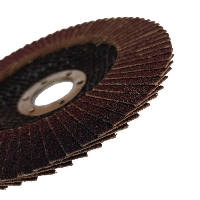 10 sztuk Tarcza Listkowa do metali i stali 125mm P80 FELMAN