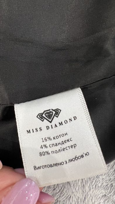 Чорний піджак бренд Miss Diamont