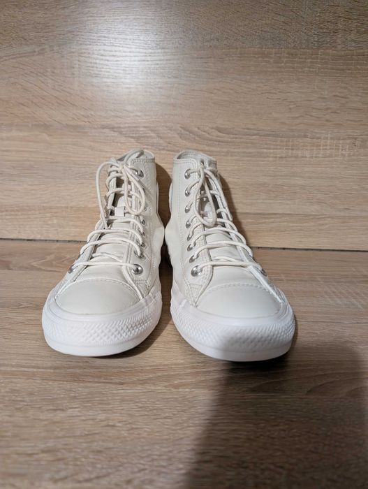 Кожаные высокие кеды Converse, размер 42,5 (27,5 см)