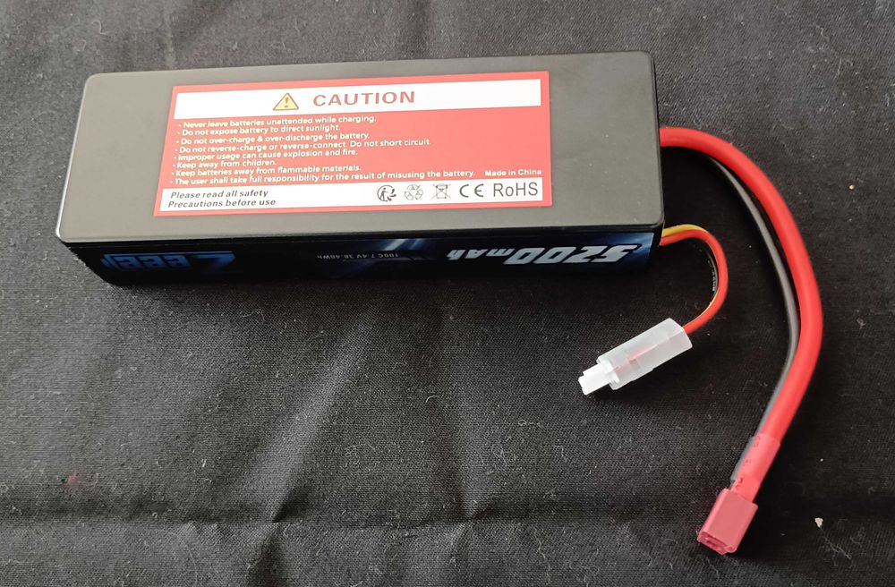 Bateria LiPo 5200mAh 7.4V 100C Zeee – Alta Performance