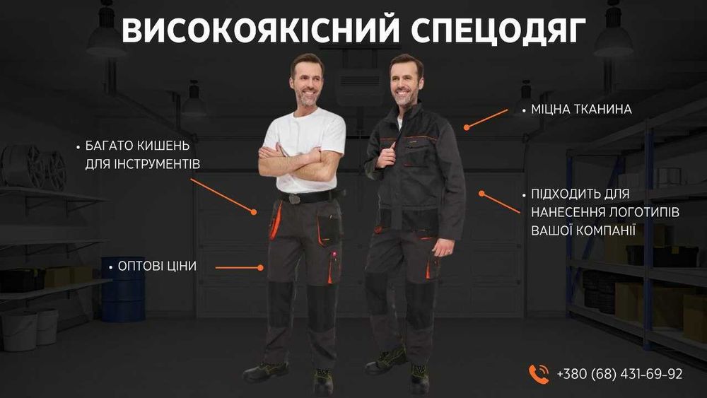 Premium Спецодежда Рабочий костюм Куртка и Полукомбинезон