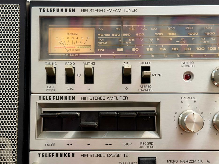 ‼️ Telefunken Studio 1M — культовый немецкий бумбокс, стрелки