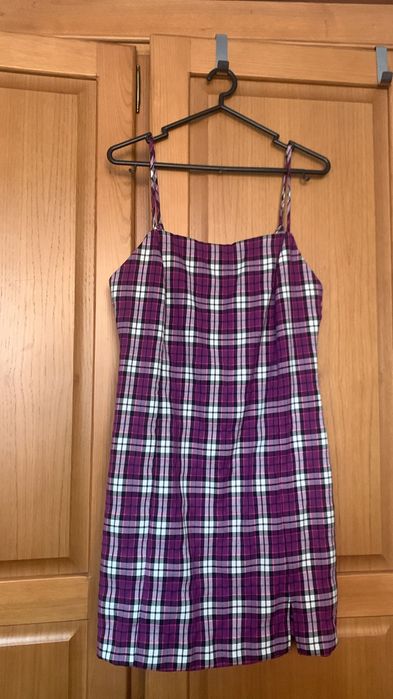 Vestido de alças bershka L