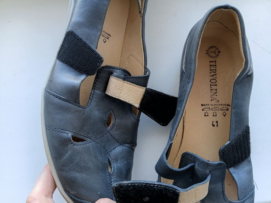 Нат.шкіра Сліпони Туфли розмір 41-42