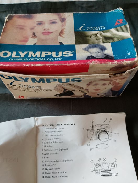 Câmara fotográfica Olympus zoom 75