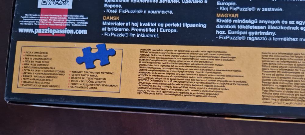 Puzzle de 1000 peças da Educa