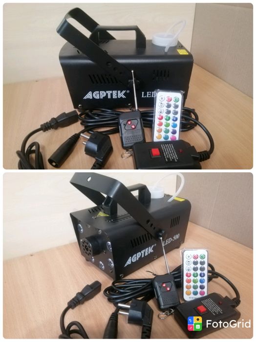 Диммашина AGPTEK led 500 зі світломузикою та трьома пультами д/у