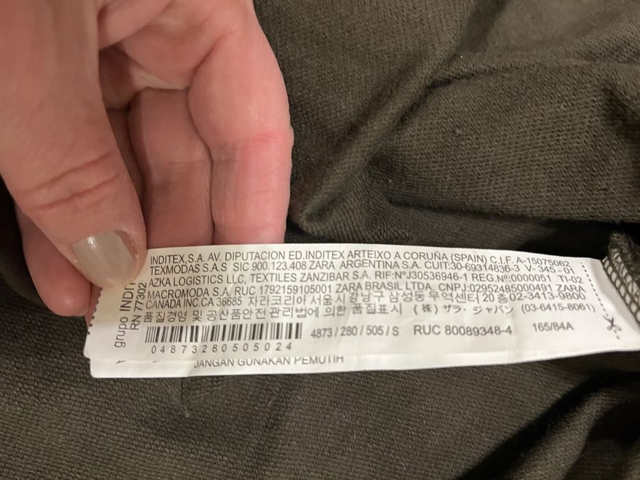 Sukienka falbanka Zara