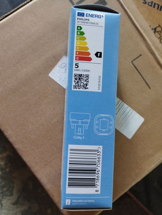 Lâmpadas philips corepro led pl c 4p 4.5w 3000k