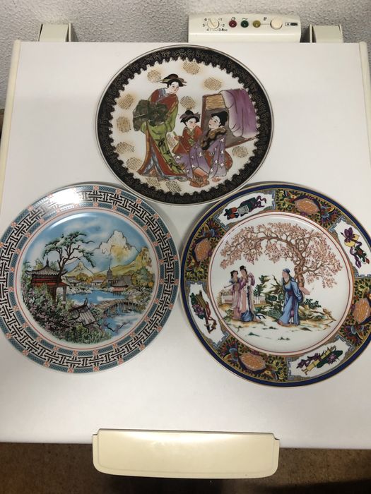 Três pratos chineses