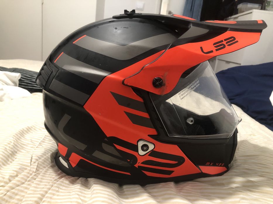 Capacete LS2 MX436, 59CM/60C, Preç negociavel.
