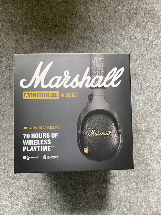 Marshall monitor III anc Sluchawki nauszne nowe
